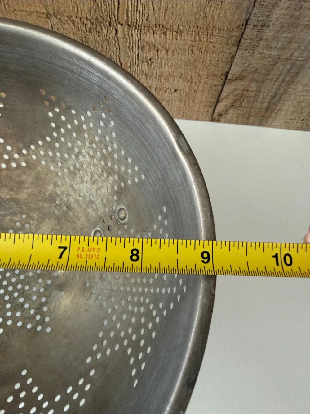 VTG 7 Star Aluminum Colander